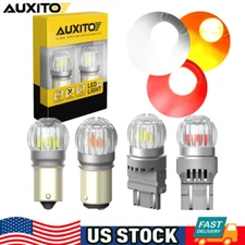 AUXITO 1156 7443 3157 1157 Brake Tail Stop Light Flash Strobe Blinking LED 2US