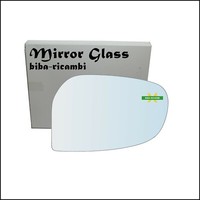 Biba-Ricambi Spiegelglas Chrom Nackt Selbstklebend Rechts FüR DR 2 2010-2014