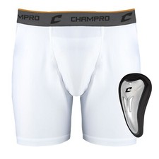 Champro Mens Compression Boxer Short w/Cup