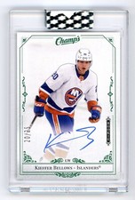 20-21 CLEAR CUT CHAMPS ROOKIE GREEN AUTOGRAPH AUTO /25 KIEFFER BELLOWS JSY # 1/1