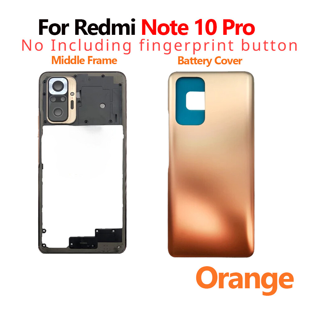For Xiaomi Redmi Note 10 Pro 4G Door Back Housing Rear Case +