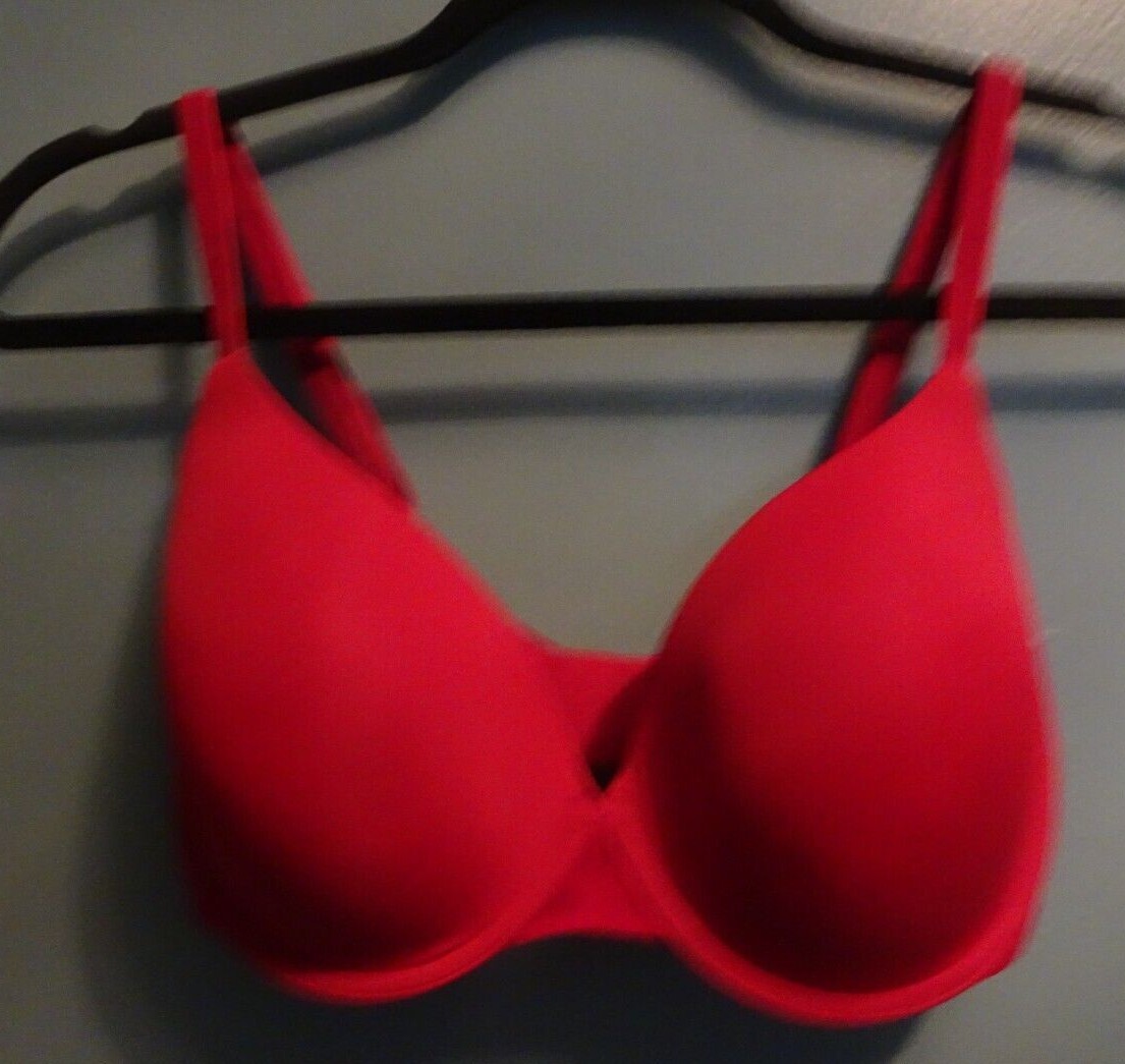 Victoria's Secret 32DDD Red Polka Dot Mesh Uplift Demi Bra | eBay