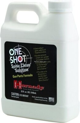 Hornady 043360 One Shot Sonic Clean Gun Parts Solution 32oz Ultrasonic Formula