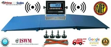 Prime NTEP Floor scale 60"x60" Wireless Cordless + 2 ramps 2,500 lb x .5 lb