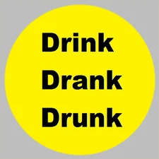 GOLF / DRINK DRANK DRUNK  Logo Golf Ball Marker!