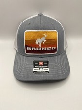 Ford Bronco Throwback Trucker Hat, Richardson 112 Snap-Back. New With Tags 
