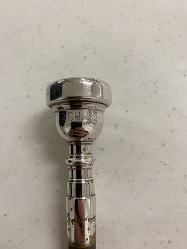 1990’s Vincent Bach 5C Silver Plated Trumpet Mouthpiece MP NICE FREE SHIPPING!! - Picture 2 of 6