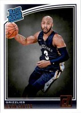 2018-19 Donruss Jevon Carter RC Memphis Grizzlies #169 Rated Rookie