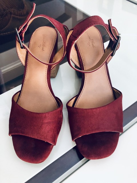 Universal Thread Sandals Burgundy, Sz7.5 | eBay