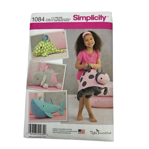 Simplicity Sewing Patterns Lot/3 Organizers/Window Treatments/Stuff Animal Bags - Picture 3 of 8