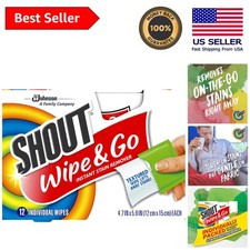 72 Individually Wrapped Stain Removing Wipes - Perfect for Everyday Stains