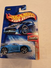 2004 Hot Wheels #63 First Editions 63/100 TOONED FURIOSITY Blue 5SP #C2713