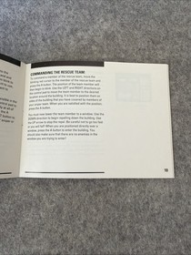 Rescue the Embassy Mission (NES, 1990) - Manual de instrucciones / Folleto solamente