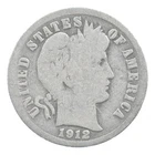 1912-S Barber Dime Estate Coin Collection *187