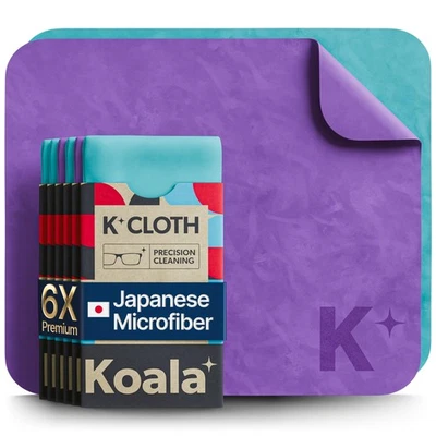 KOALA LIFESTYLE Koala Lens Cleaning Cloth | Japanese Microfiber | Glasses Cleaning Cloths |