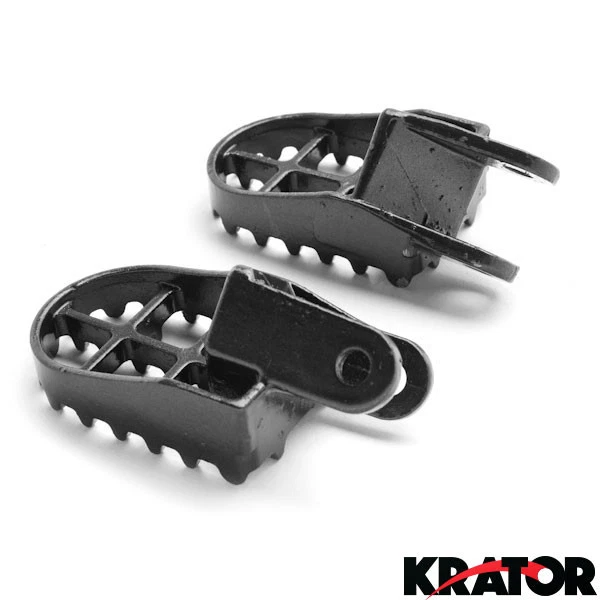 Nuevas estriberas de acero gris para Honda CR80R CR85R XR250R XR400R XR600R (1988-2012) Foto 4 de 4