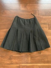USED PRADA FELTED WOOL SKIRT GOOD