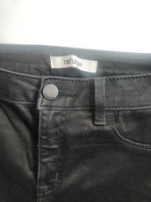 Refuge Women's Gray Dark Wash Skinny Slim Fit Mid Rise Stretch 5-Pocket Sz 4