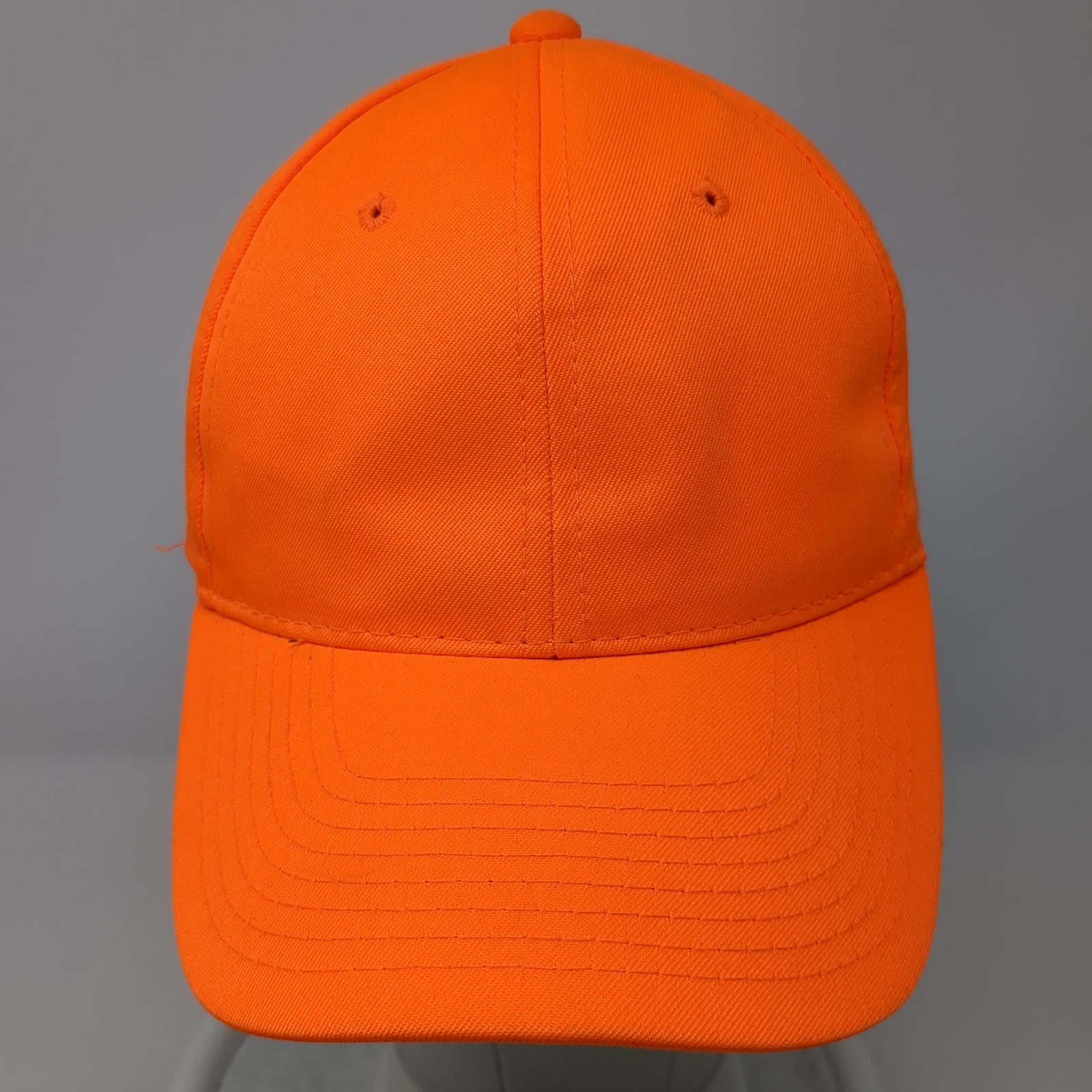 Signatures Snapback Hat Solid Orange One Size Bla… - image 2