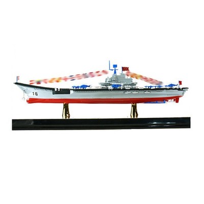 New 1/1000 Scale China PLA Navy Aircraft Carrier Liaoning Alloy + Plastic Model