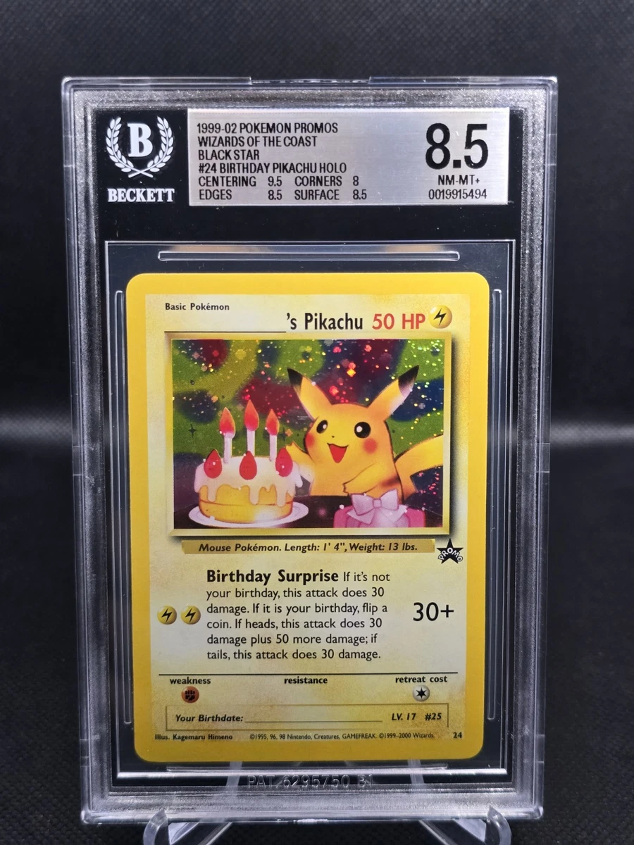birthday pikachu pokemon card Gengar - 057/198 Holo Rare