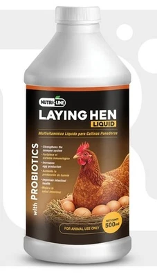 NUTRILINE Layin Hen Nutri-Line – Egg Production & Fertility Supplement for Hens/Gallinas