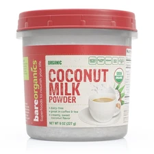 BareOrganics Organic Coconut Milk Powder, 8 Oz