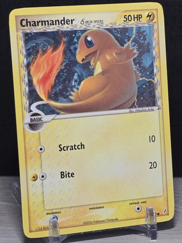 Pokémon Card Charmander 49/100 Non Holo Common Regular EX Crystal Guardians 2006