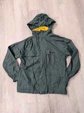 weatherproof garment company Windbreaker jacket Kids Sz LG 14/16 Green Yellow