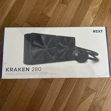 NZXT Kraken 280 2x140mm AiO Liquid CPU Cooler - Matte Black