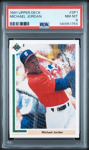 1991 UD #SP1 MICHAEL JORDAN PSA 8 Newly Graded