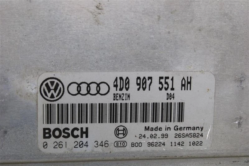 ORDENADOR ECU ECM AUDI A4 A6 PASSAT 1997 98 99 00 01 02 4D0907551AH 1080528 Foto 3 de 4