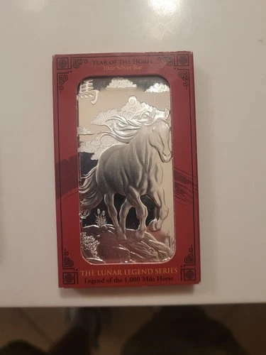 PAMP 10 Ounce Silver Bar .999 Lunar Legends Horse Special Edition Good Luck 2026