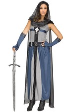 Brand New Lady Lionheart Medieval Knight Adult Costume