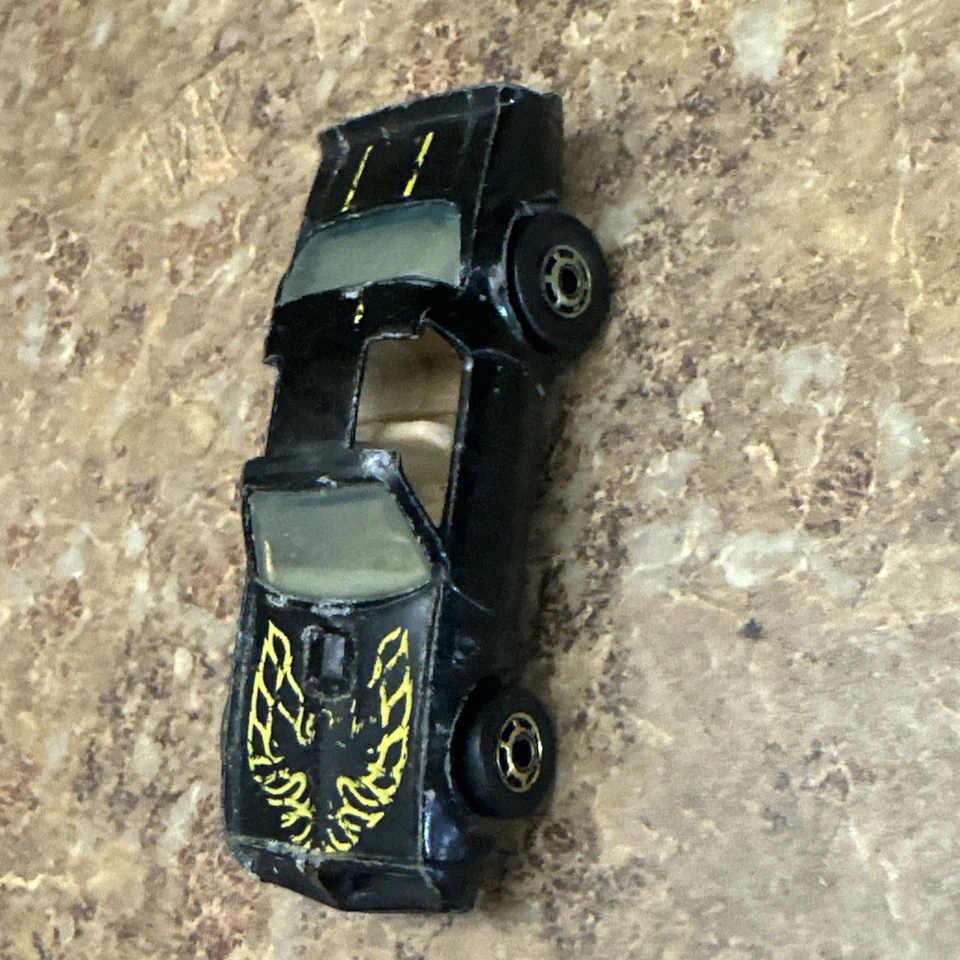 Llantas Hot Wheels Hot Bird Trans Am 1977 negras doradas Blackwall - Hechas en Hong Kong Foto 4 de 4