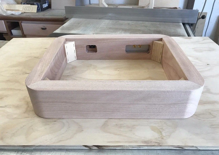 Thorens td 160,147,145,146,165,166 Plinth Raw Rounded Solid Wood - Image 2 of 4