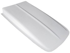 Jegs Fiberglass Z28 Style Cowl Induction Hood Scoop 2.5 In. H White