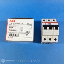 ABB S203-K4 Circuit Breaker, 3-Pole, K Curve, 4A, 6kA FNFP