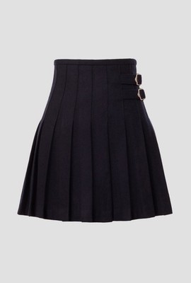 Dunst Buckle Pleated Skirt $180 Size S