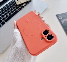 For iPhone 16 15 Pro Max 14 13 12 11 Mag Safe Magnetic Shockproof Silicone Case