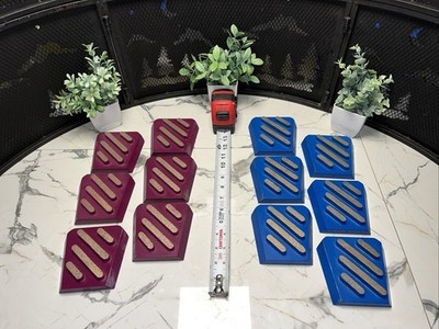 12 QTY! BULK- Nicolai Diamant Diamond Grinding Shoes Block Tool Head Trapezoid