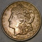 1921 D MORGAN SILVER DOLLAR LIGHTLY CIRCULATED APPEALING FEATURES—CRUSTY TONER