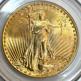 1924 P $20 Gold Saint St Gaudens PCGS MS65 Double Eagle Pre 1933 US Coin