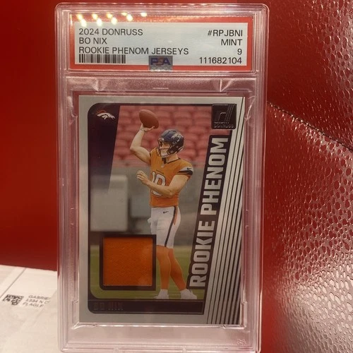 2024 PANINI DONRUSS RC PHENOM JERSEYS #RPJBNI BO NIX ROOKIE RC PSA 10