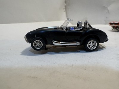 Dash Tjet Racing Chassis With Black AC Shelby Cobra Body W Silver. Stripes HO