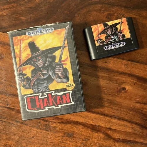 New ListingChakan (Sega Genesis)  Cartridge and Case