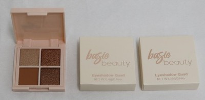 Lot of 2 Basic Beauty in HOT COCOA BOMB Eyeshadow Quad - New In Box