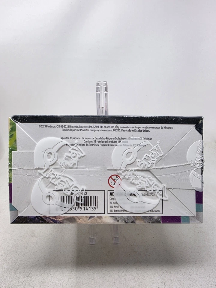 SPANISH Pokémon TCG Scarlet & Violet Paldea Evolved Booster Box - Factory Sealed - Image 3 of 3