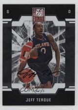 2009-10 Donruss Elite 455/499 Jeff Teague #178 Auto 0q4x
