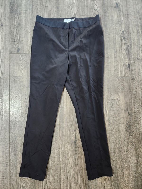 calvin klein pants women 14 Black Nylon Stretchy